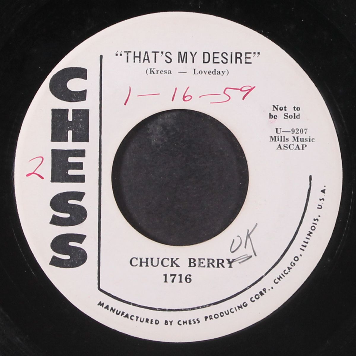 that's my desire / anthony boy by CHUCK BERRY