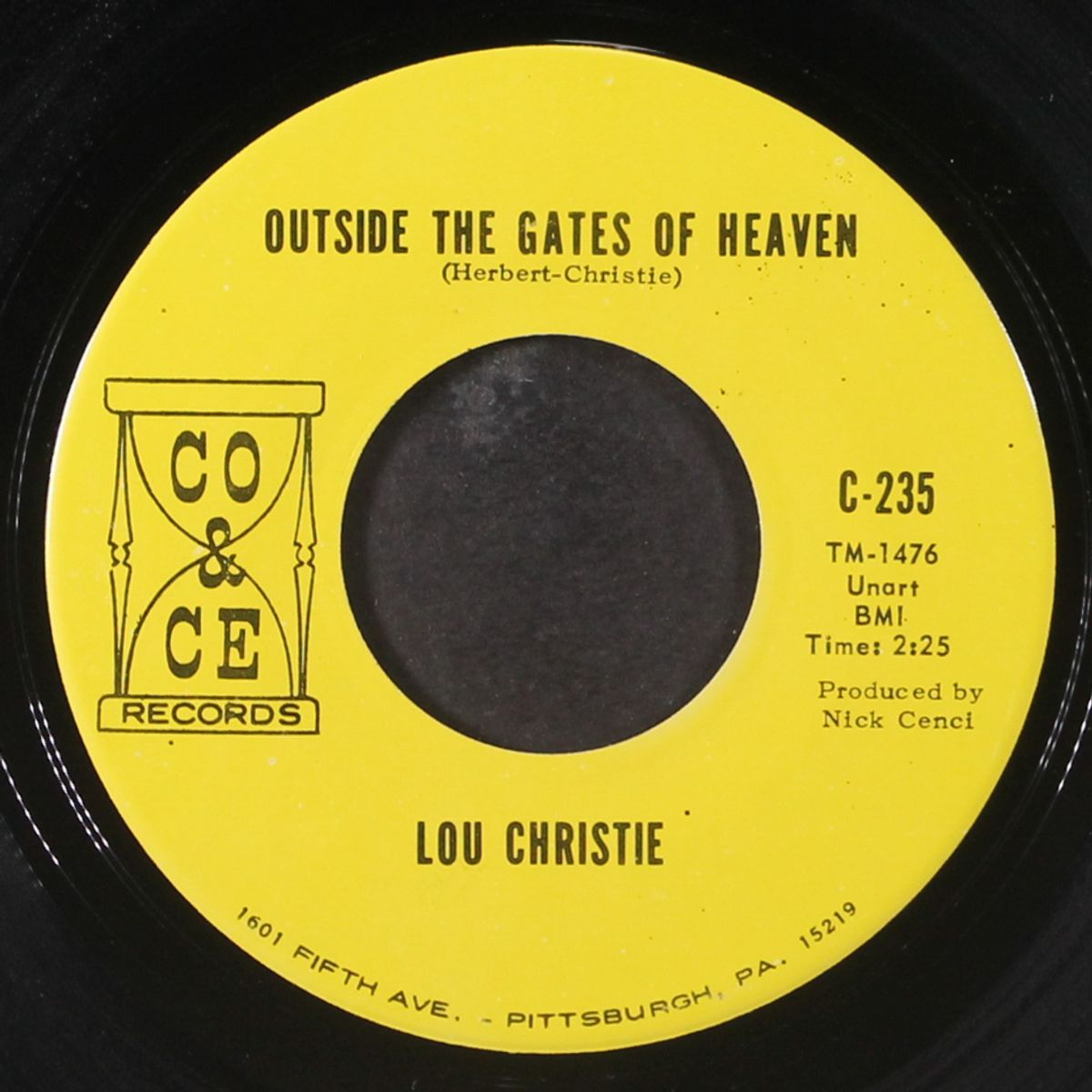 outside the gates of heaven by LOU CHRISTIE
