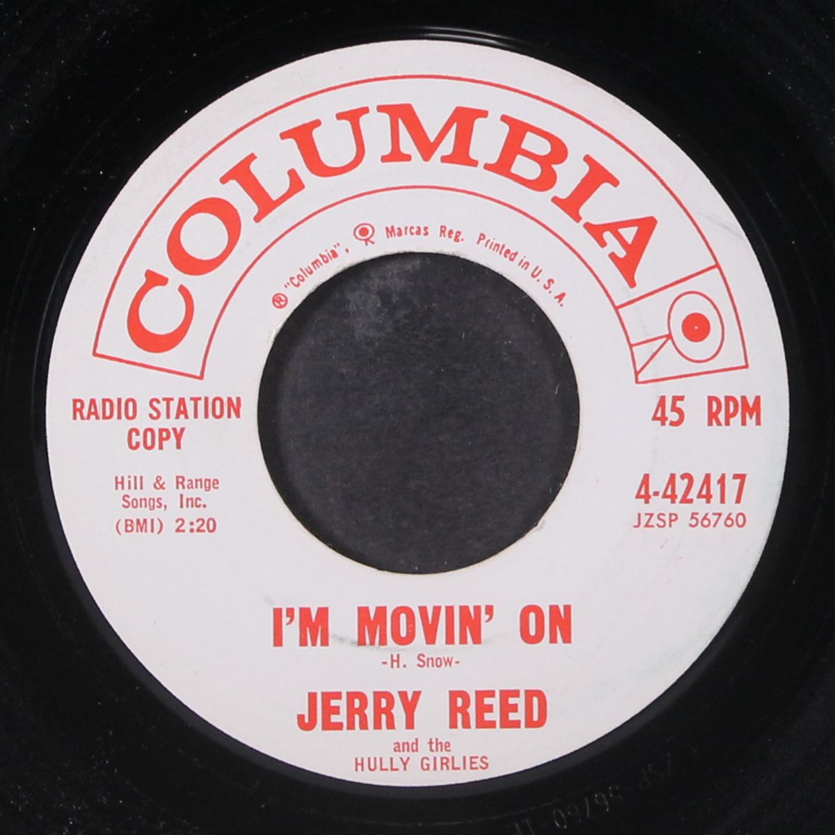 i'm movin' on by JERRY REED