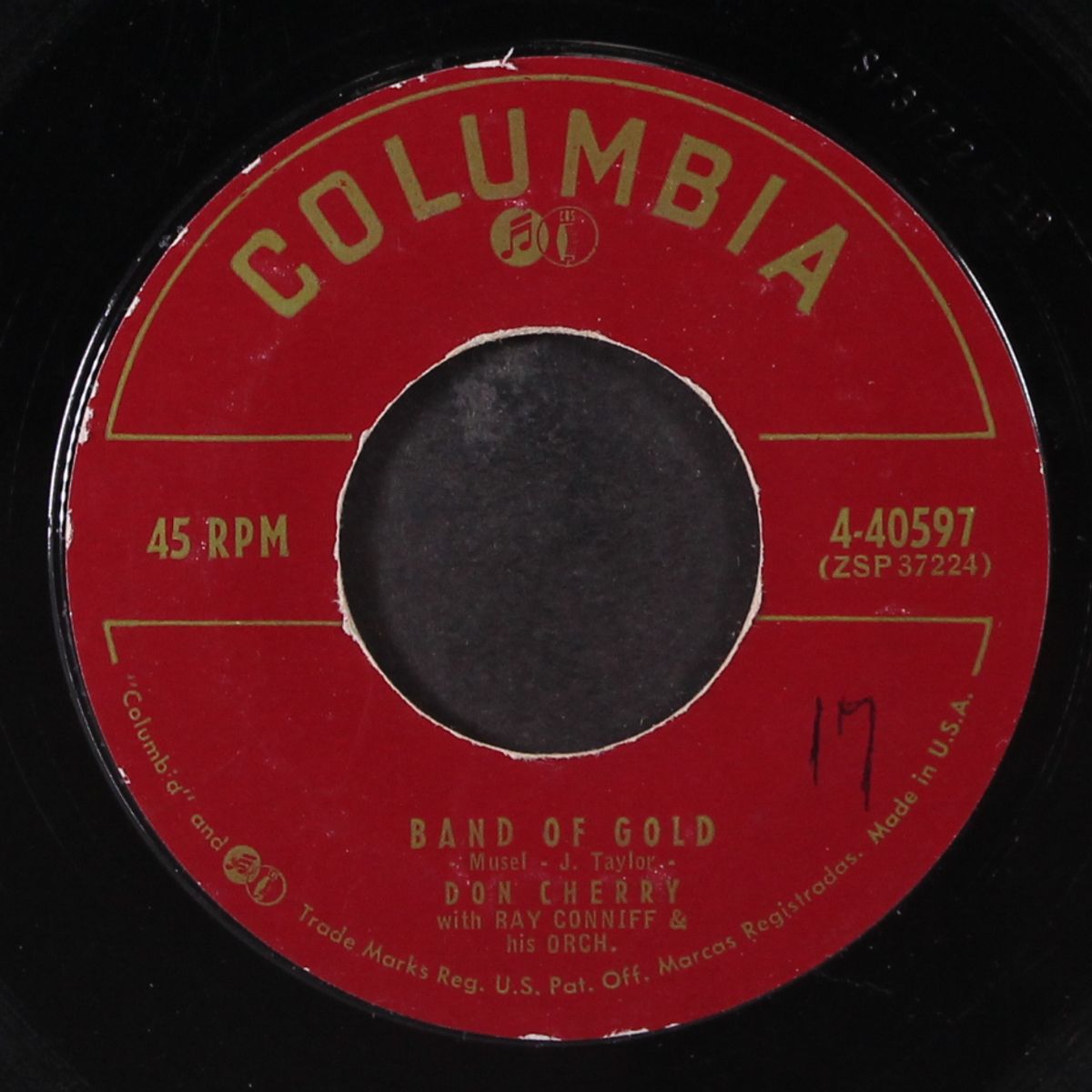 rumble boogie / band of gold by DON CHERRY