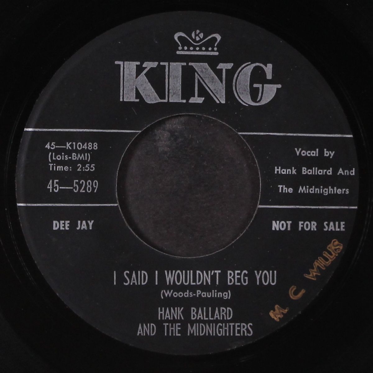 i said i wouldn't beg you / look at little sister by HANK BALLARD & MIDNIGHTERS