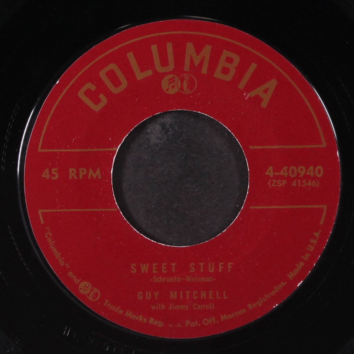 sweet stuff / in the middle of a dark, dark night by GUY MITCHELL