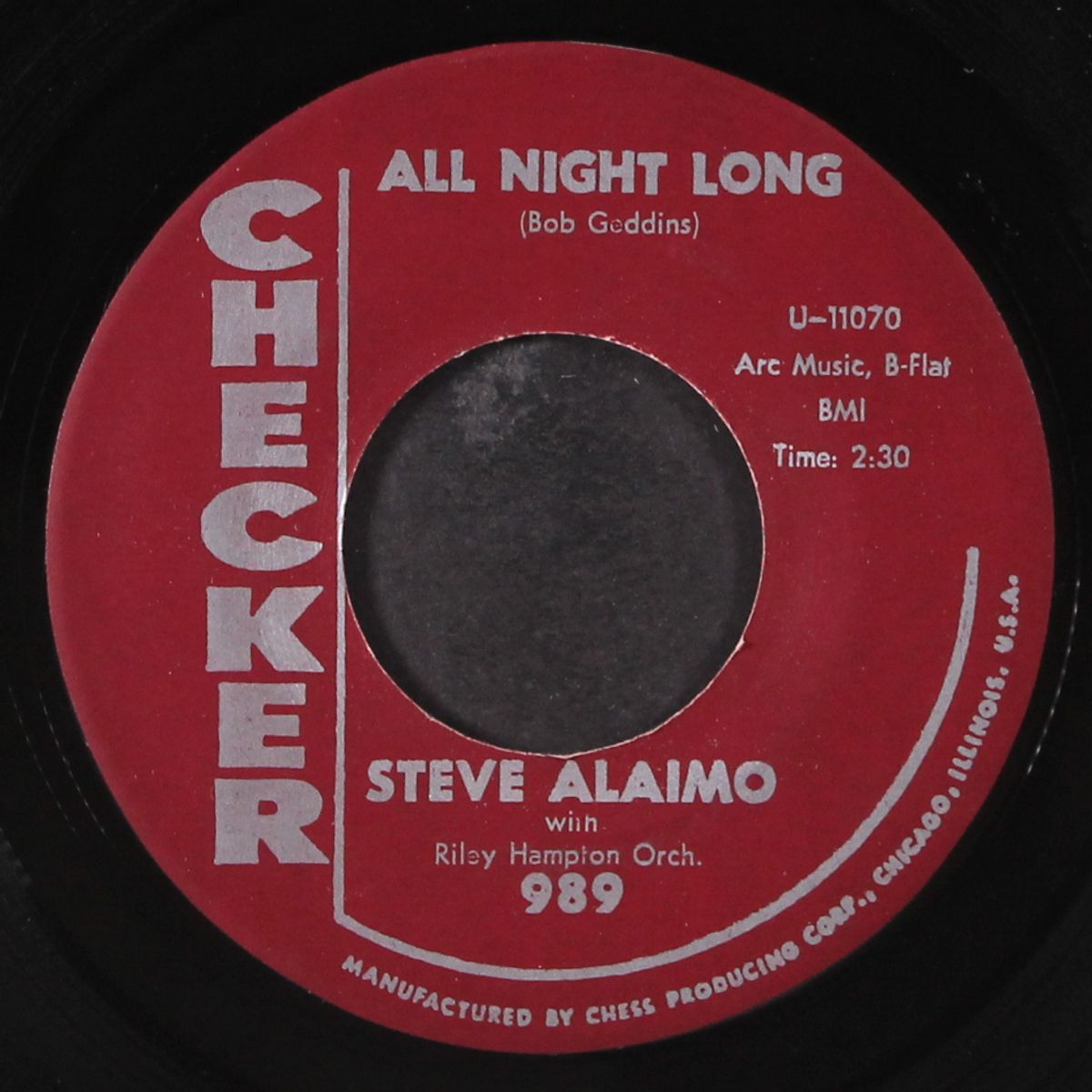 all night long / i'm thankful by STEVE ALAIMO