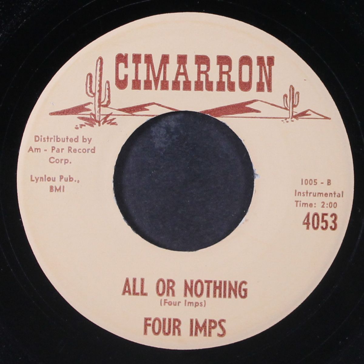 wabash blues / all or nothing by FOUR IMPS