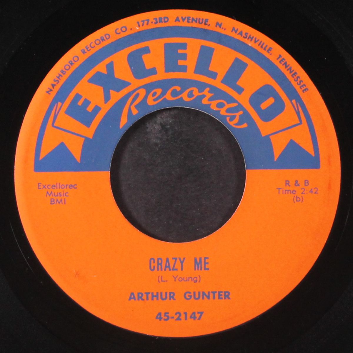 crazy me / don't leave me now by ARTHUR GUNTER