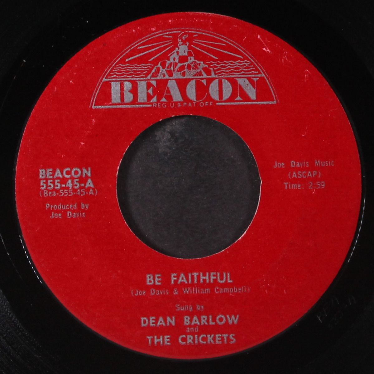 be faithful / i'm not the one you love by DEAN BARLOW & CRICKETS