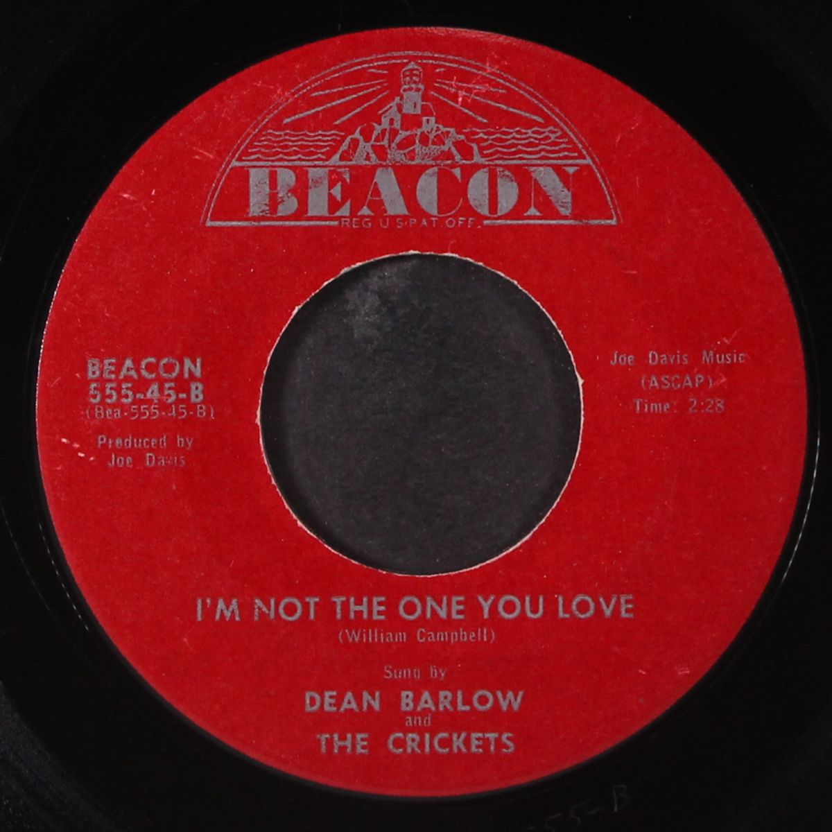be faithful / i'm not the one you love by DEAN BARLOW & CRICKETS