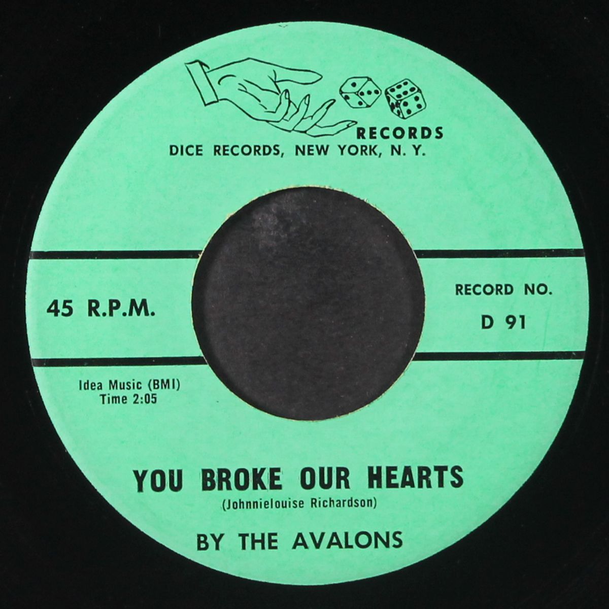 you broke our hearts / louella by AVALONS