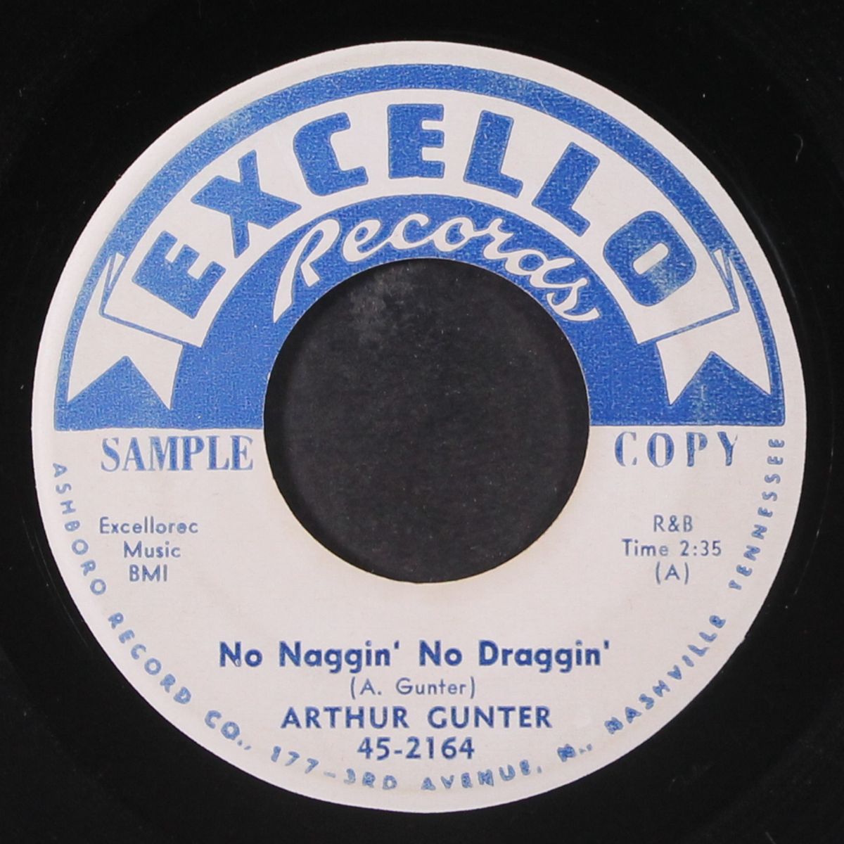 no naggin' no draggin' / i want her back by ARTHUR GUNTER