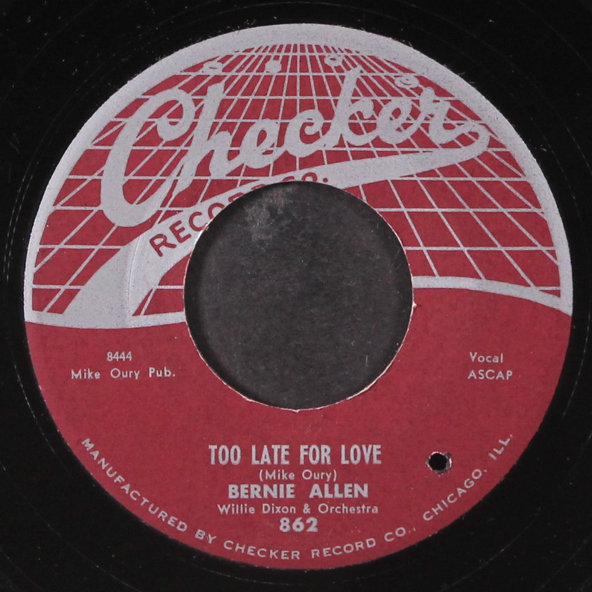 you can run but you can't hide / too late for love by BERNIE ALLEN