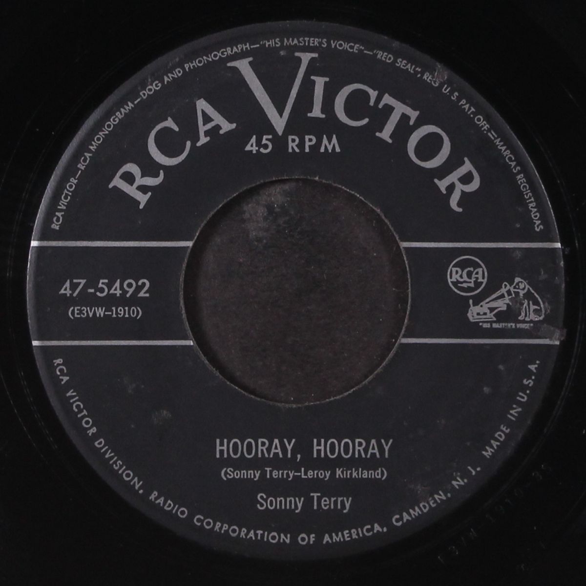hoopin' and jumpin' / hooray, hooray by SONNY TERRY