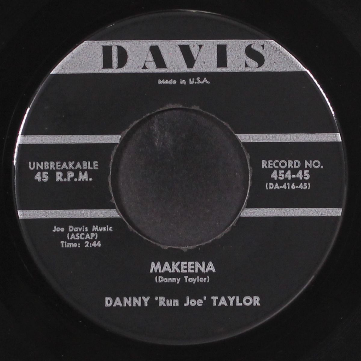 ain't nothin' wrong with this world / makeena by DANNY 'RUN JOE' TAYLOR