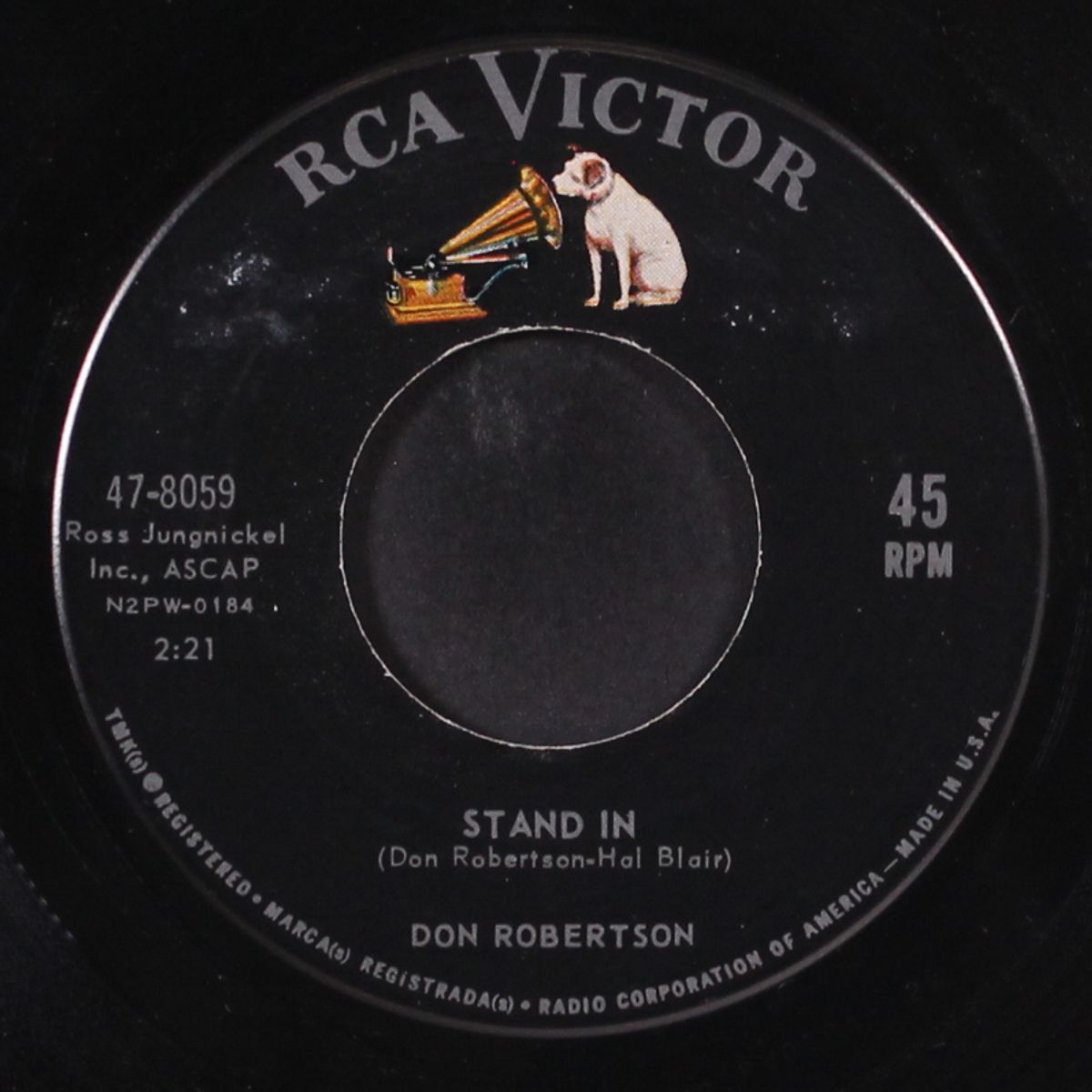 stand in / you don't need me anymore by DON ROBERTSON