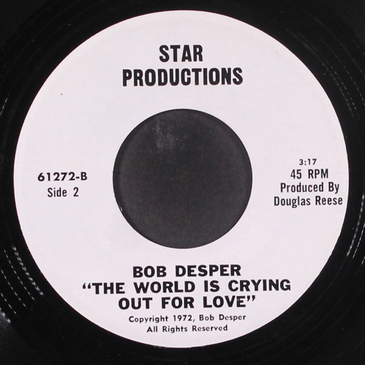dry up those tears by BOB DESPER