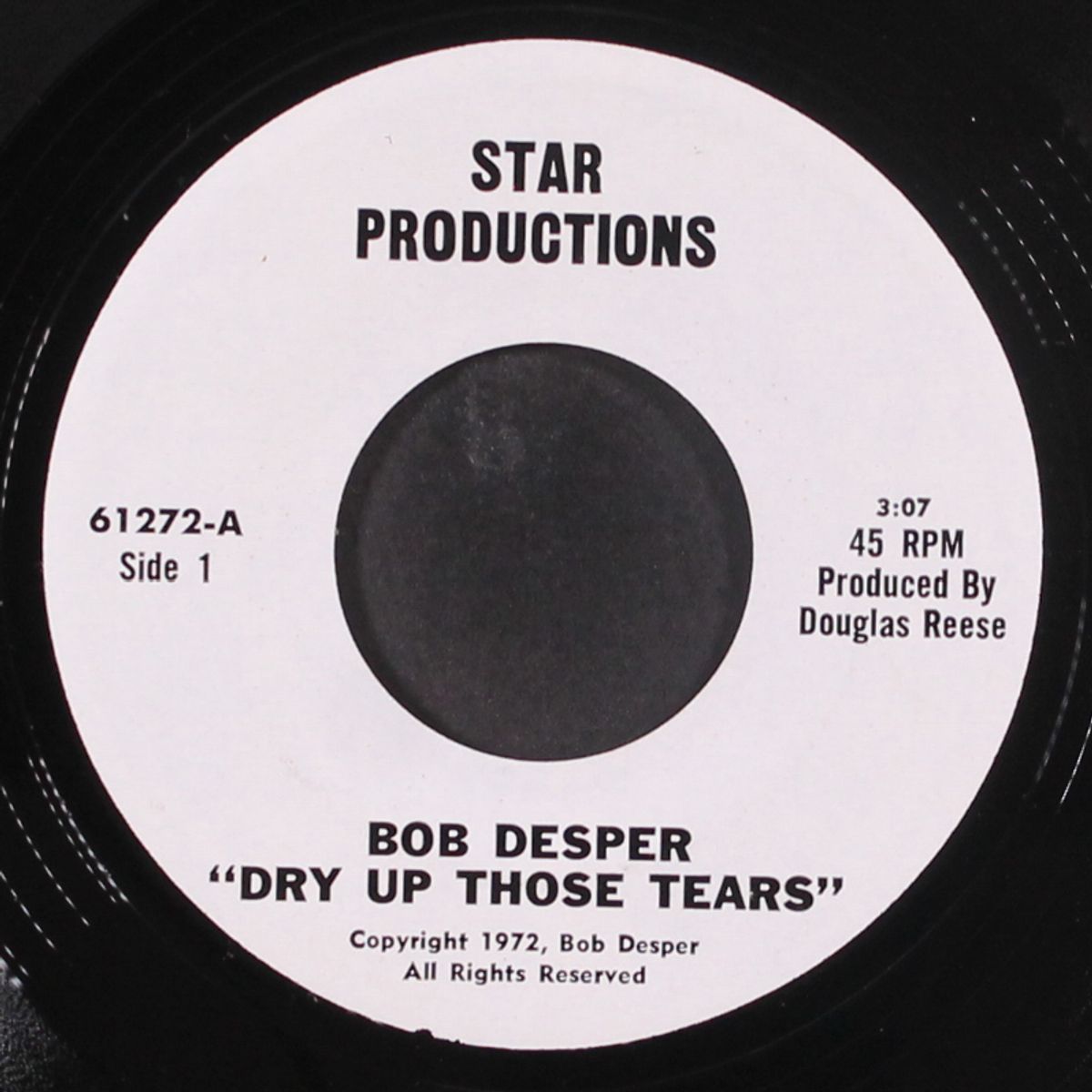 dry up those tears by BOB DESPER