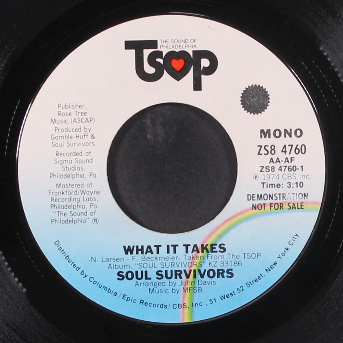what it takes / virgin girl by SOUL SURVIVORS
