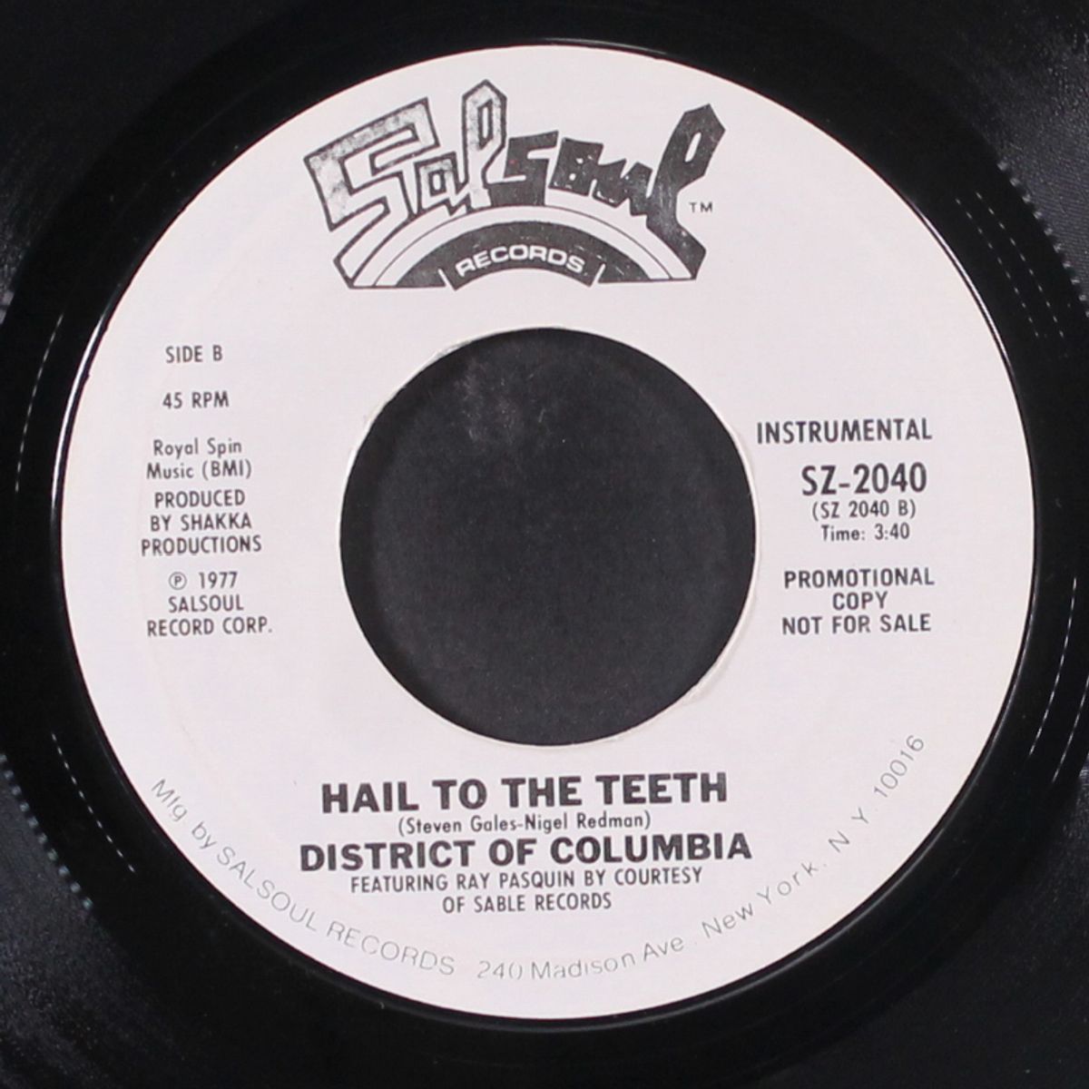hail to the teeth by DISTRICT OF COLUMBIA