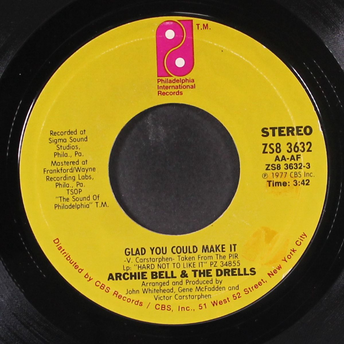 glad you could make it / there's no other like you by ARCHIE BELL & DRELLS