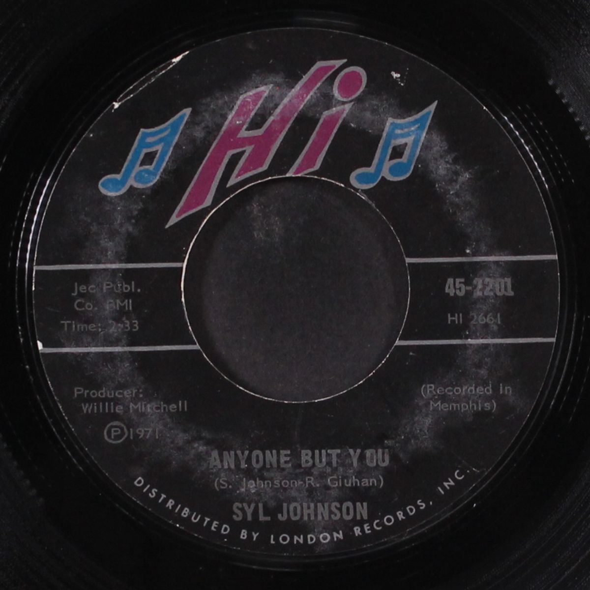 the love you left behind / anyone but you by SYL JOHNSON