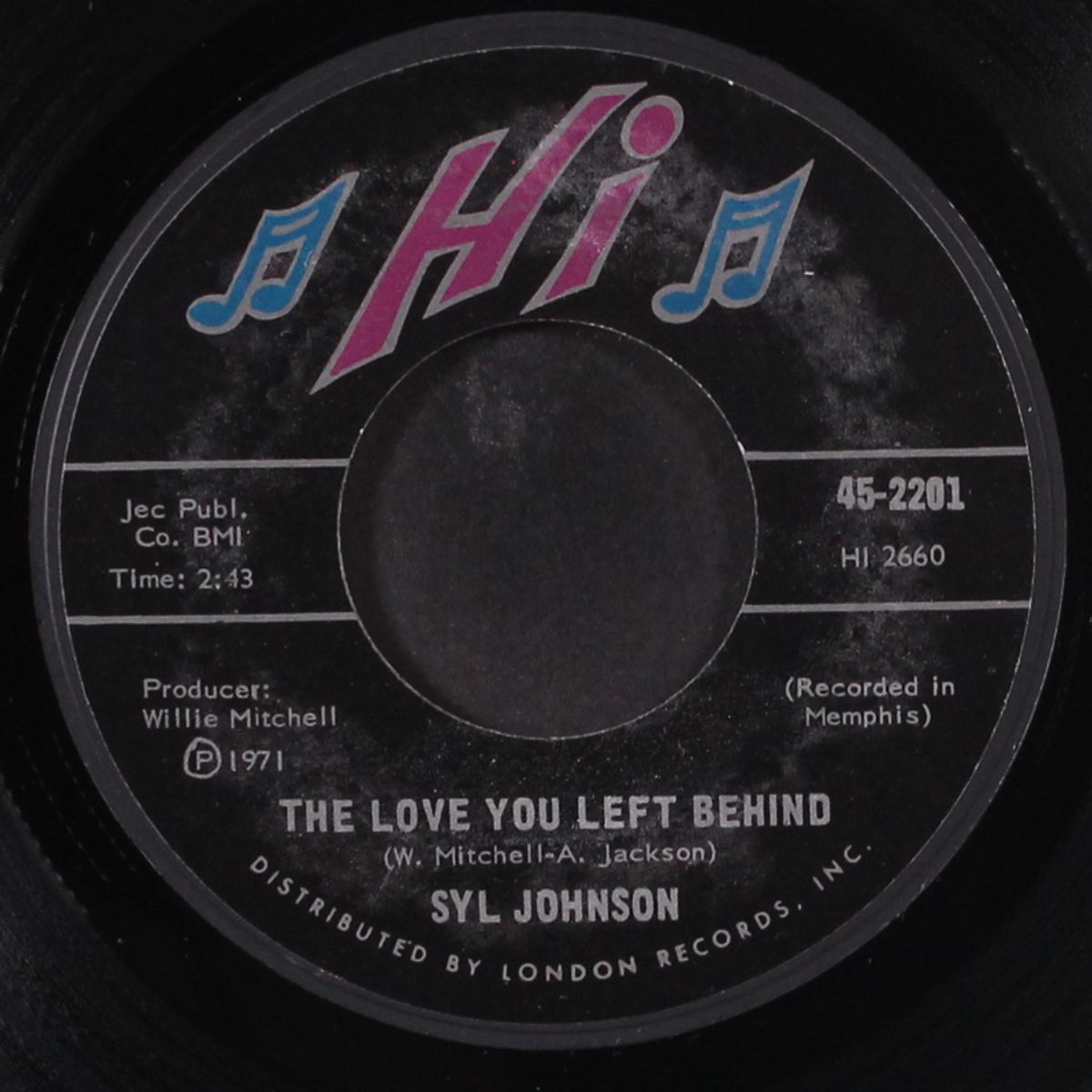 the love you left behind / anyone but you by SYL JOHNSON
