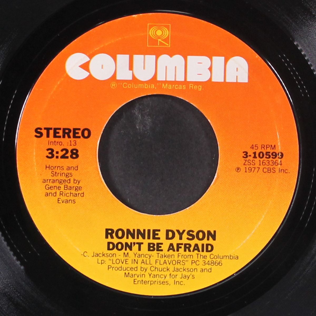 don't be afraid / i just want to be there by RONNIE DYSON