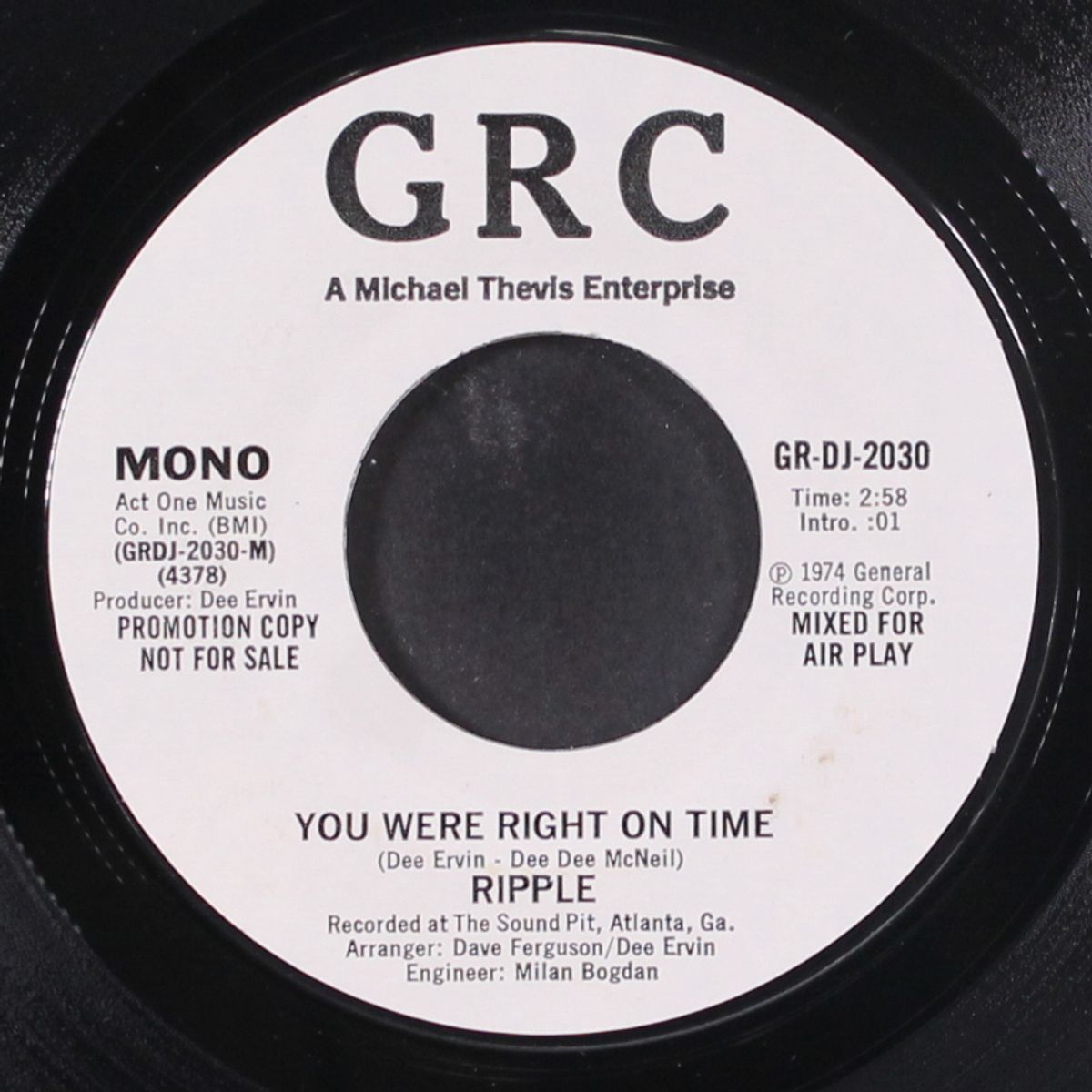 you were right on time by RIPPLE