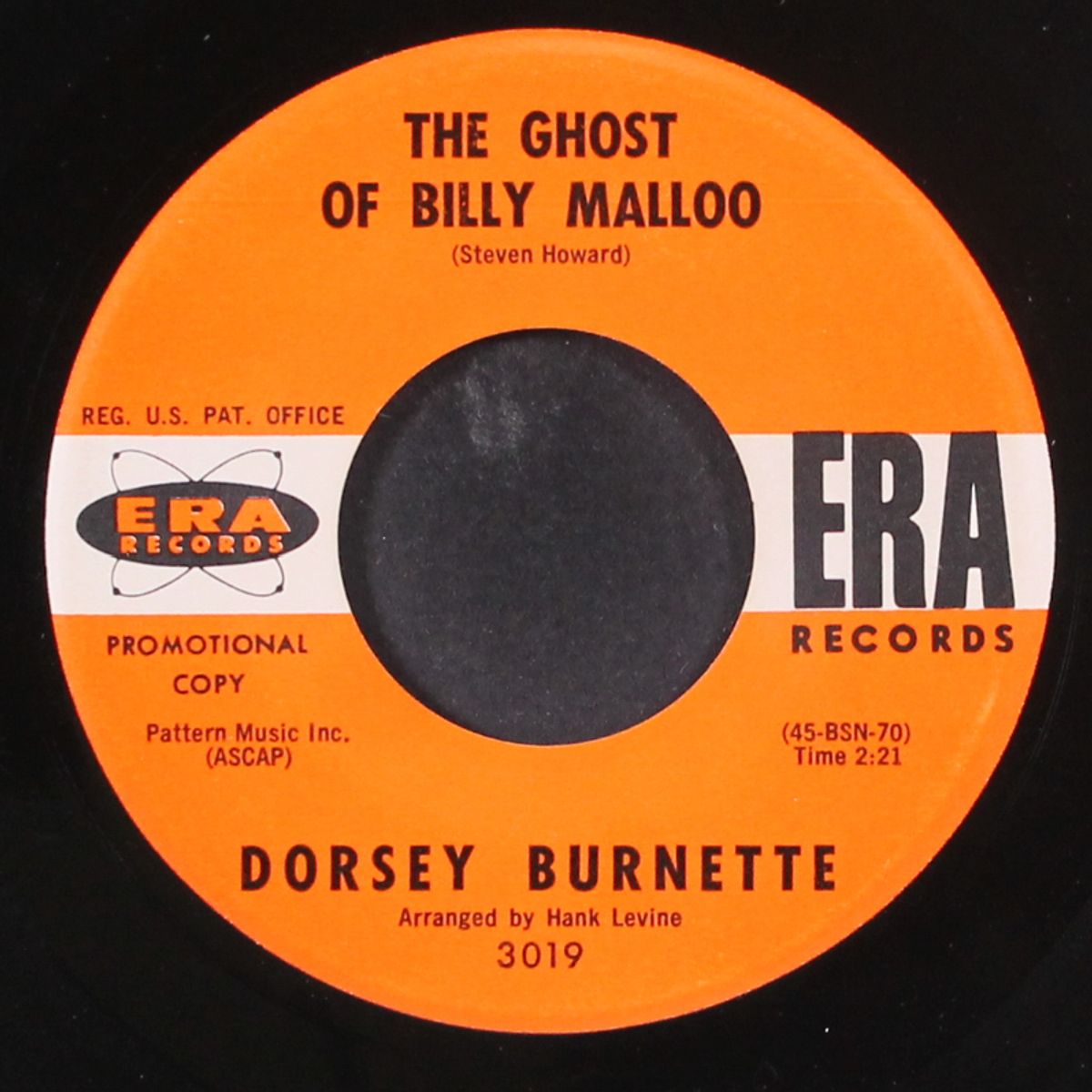 hey little one / the ghost of billy malloo by DORSEY BURNETTE