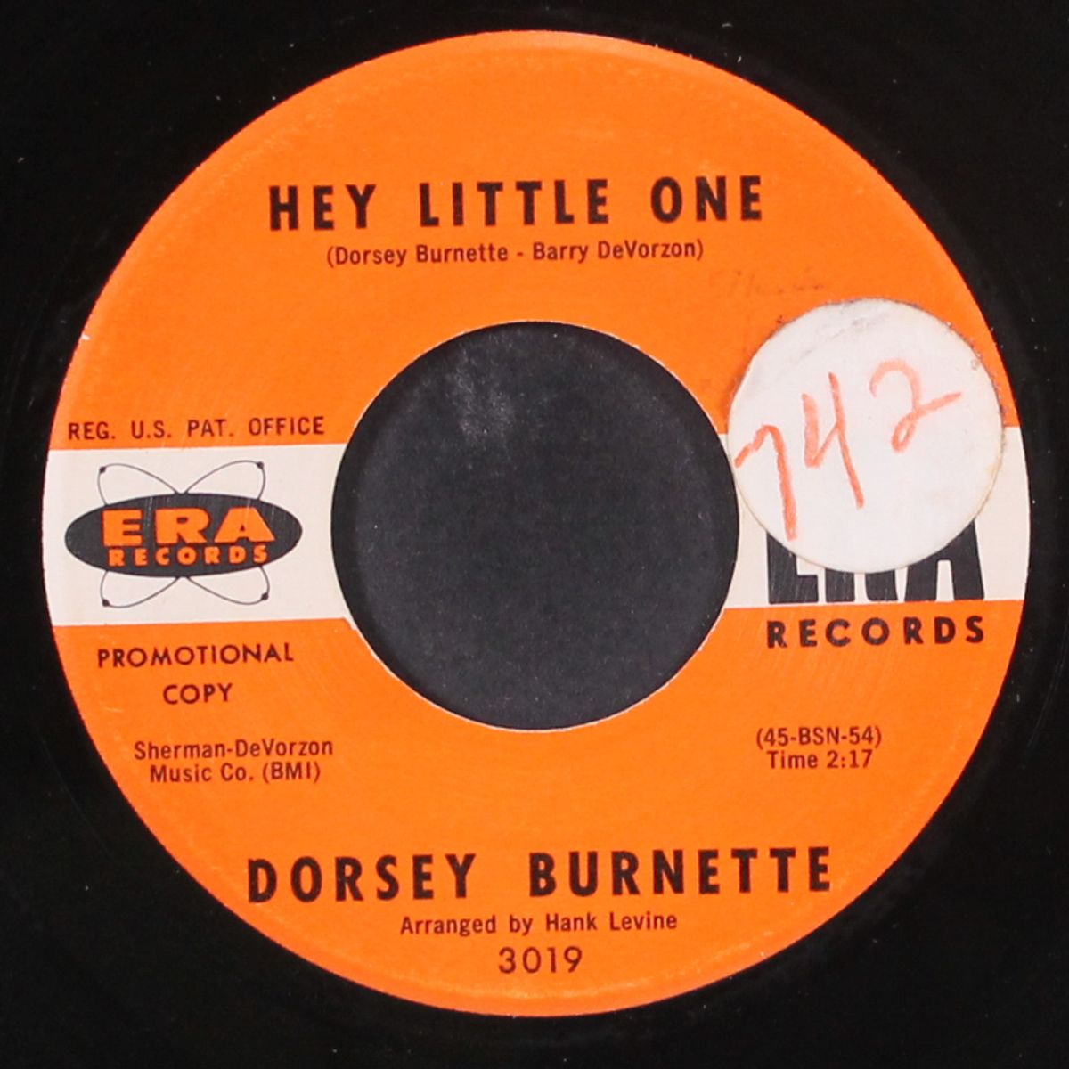 hey little one / the ghost of billy malloo by DORSEY BURNETTE