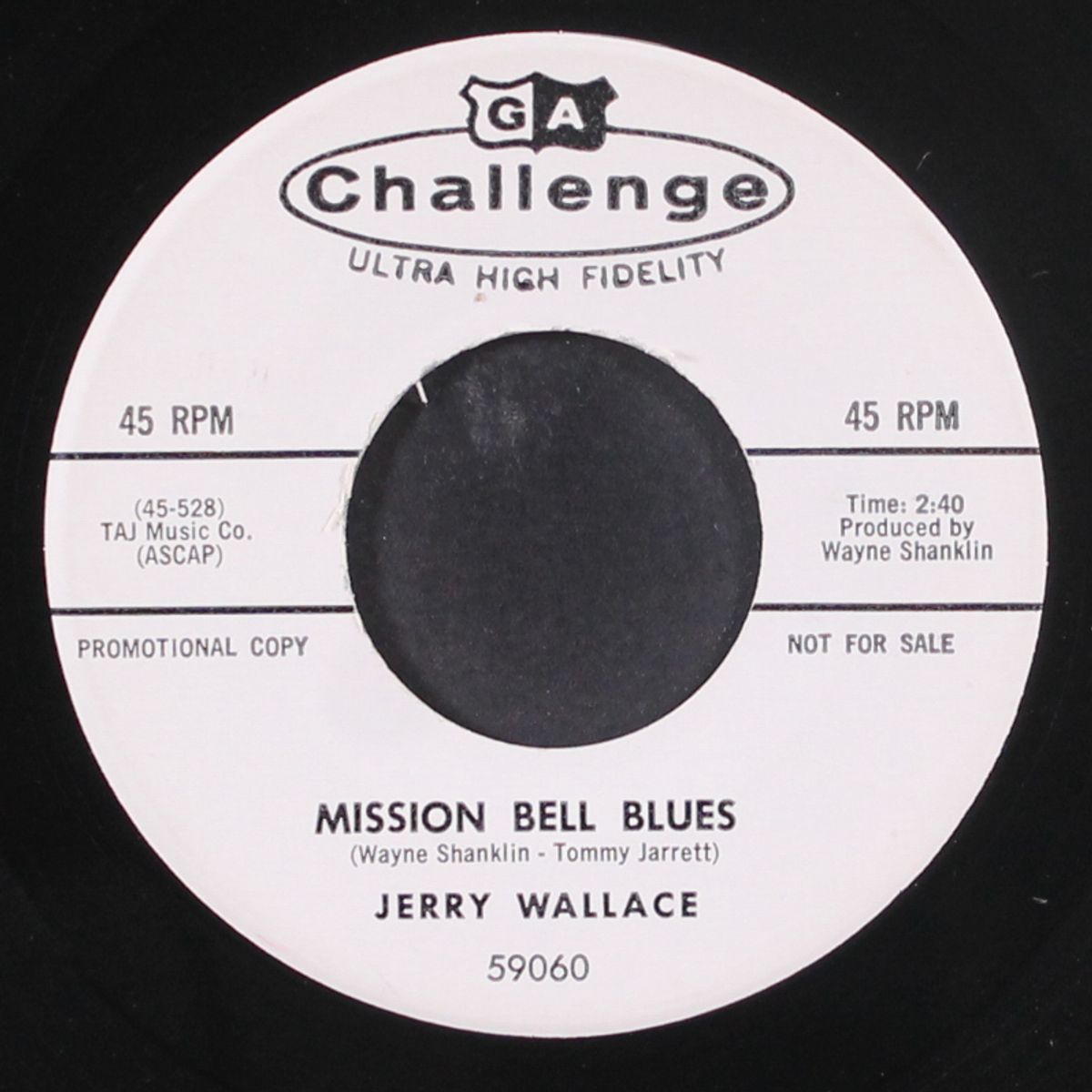 mission bell blues by JERRY WALLACE