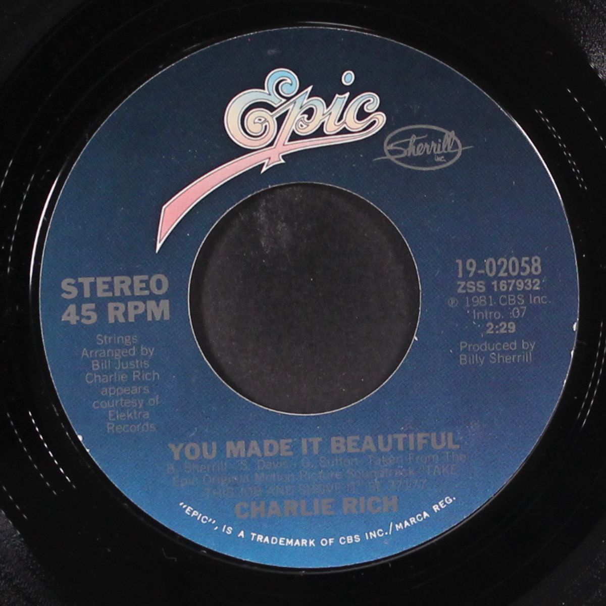 you made it beautiful / how good it used to be by CHARLIE RICH