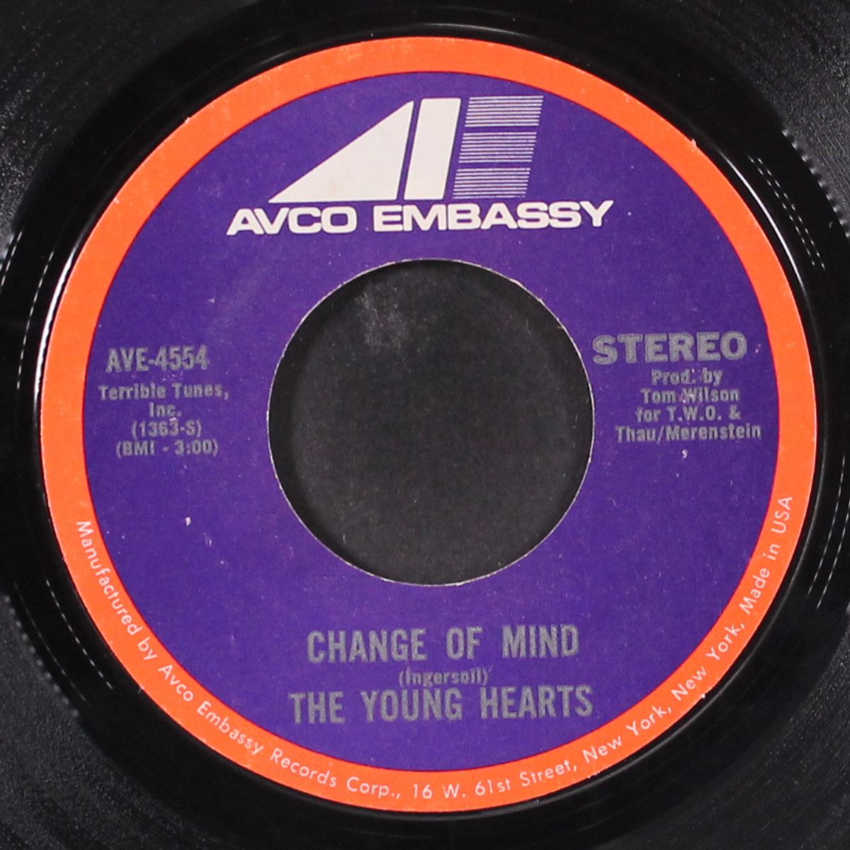 change of mind / oo la we by YOUNG HEARTS