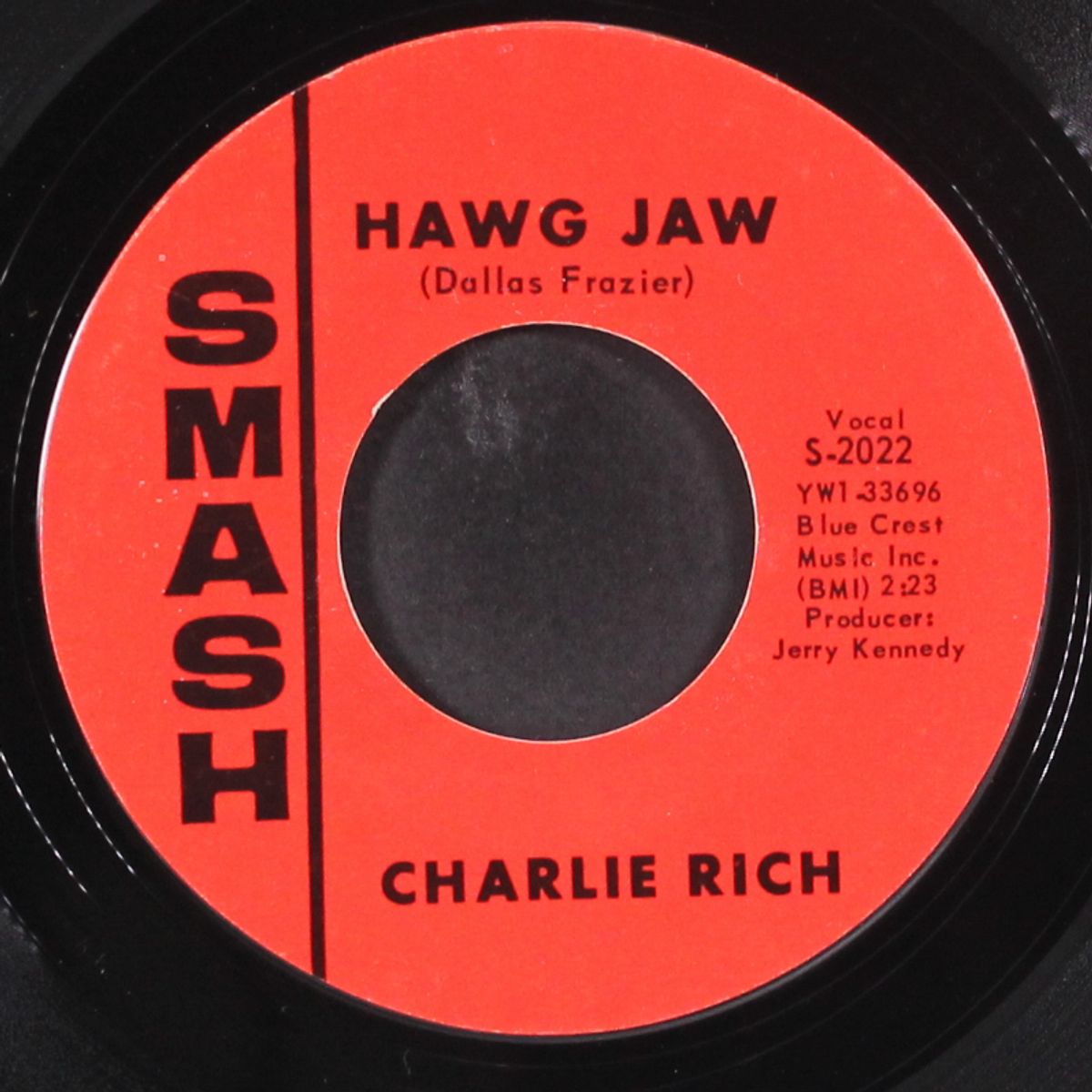 something just came over me / hawg jaw by CHARLIE RICH
