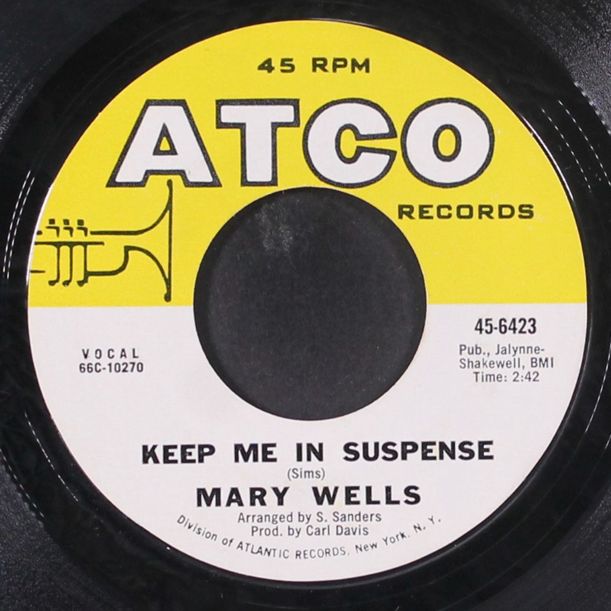 keep me in suspense / such a sweet thing by MARY WELLS