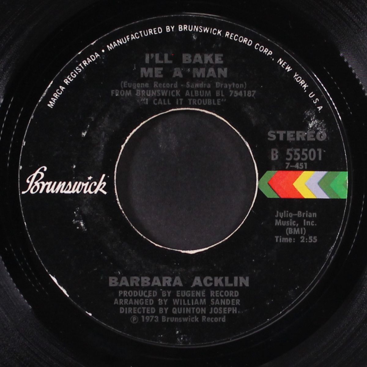 i'll bake me a man / i call it trouble by BARBARA ACKLIN