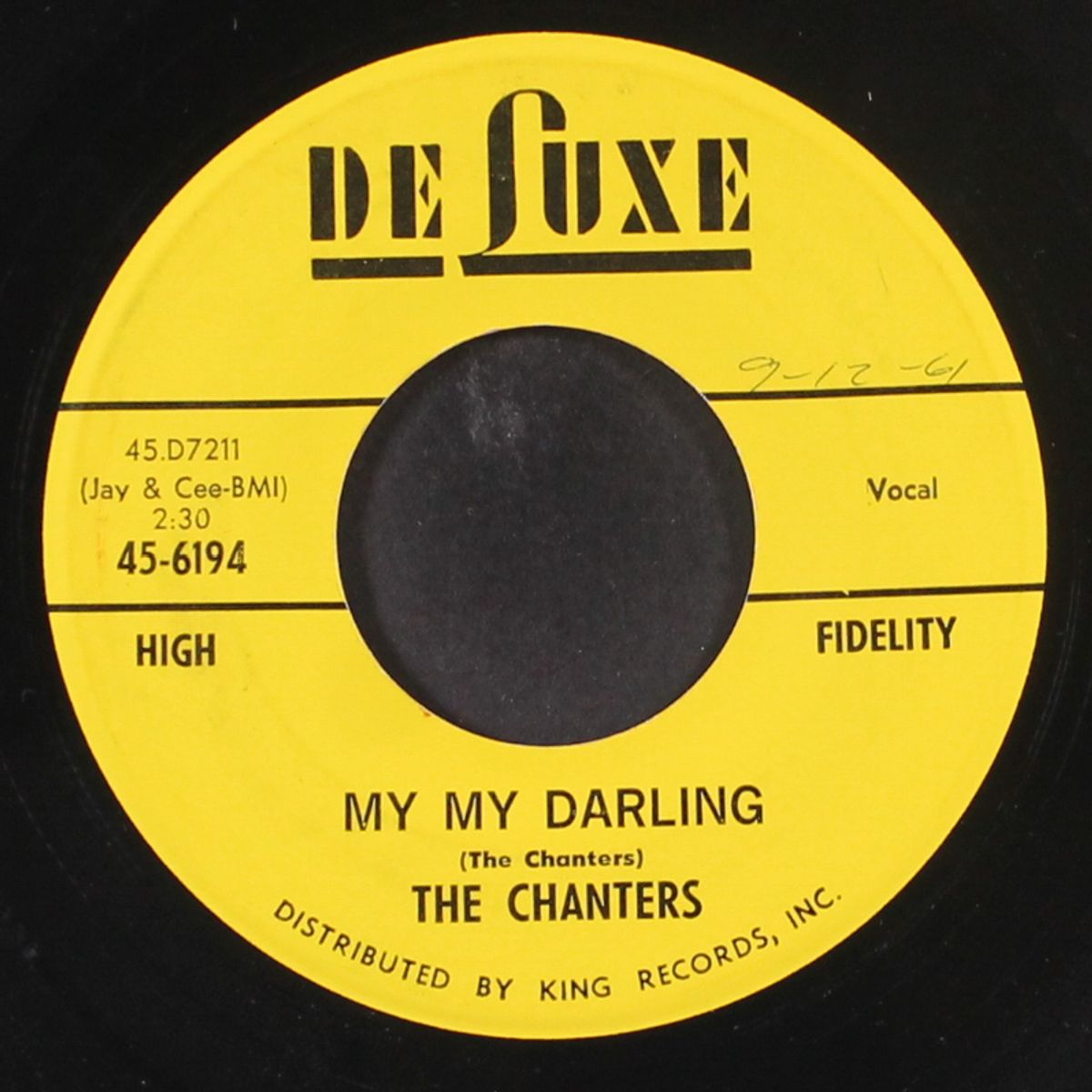 at my door / my my darling by CHANTERS