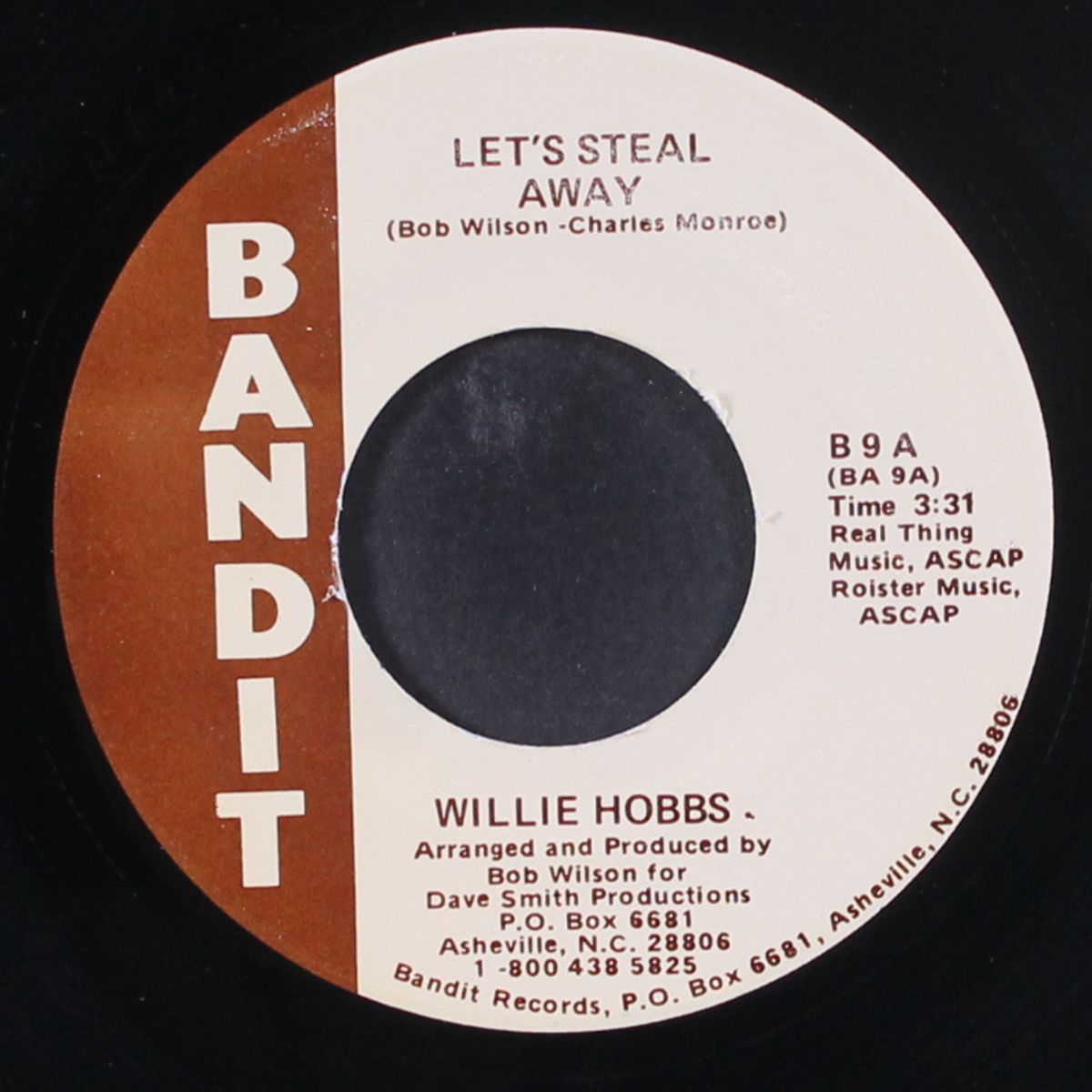 let's steal away / tomorrow by WILLIE HOBBS