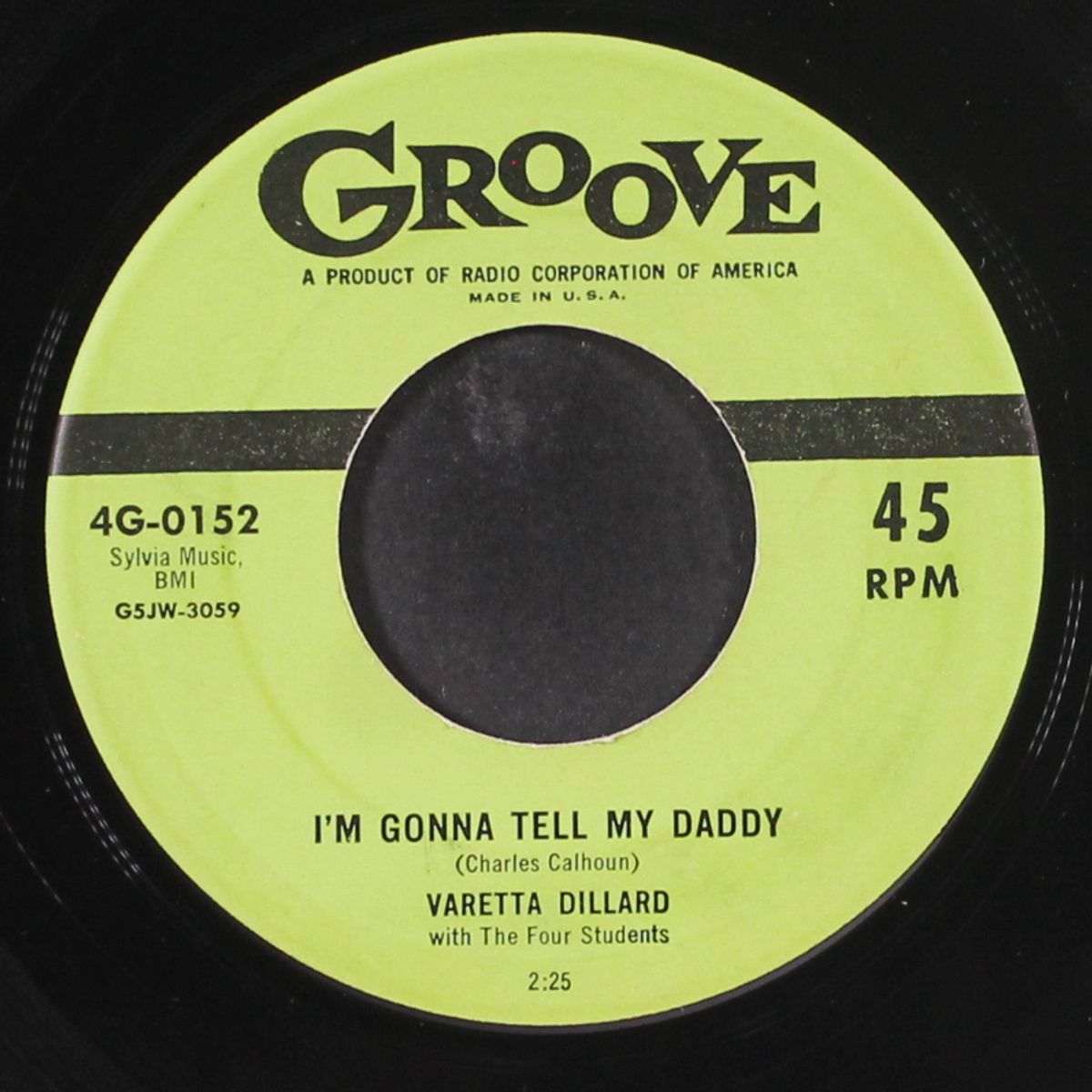cherry blossom / i'm gonna tell my daddy by VARETTA DILLARD & FOUR STUDENTS