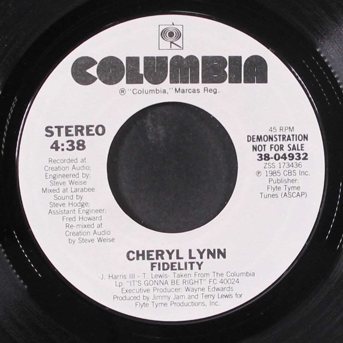 fidelity / same by CHERYL LYNN