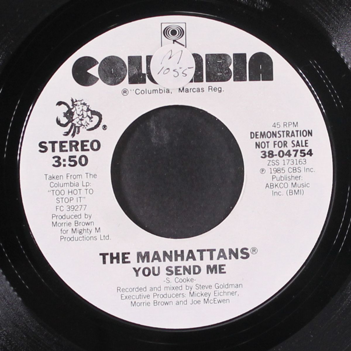 you send me / same by MANHATTANS