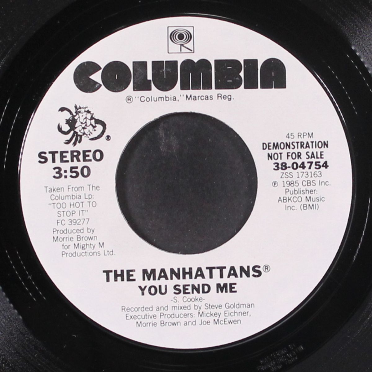 you send me / same by MANHATTANS