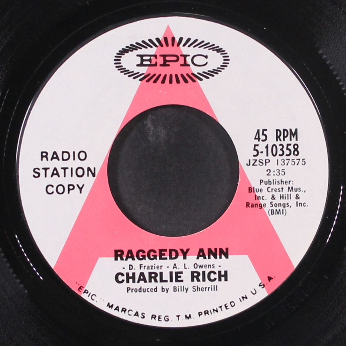 raggedy ann by CHARLIE RICH