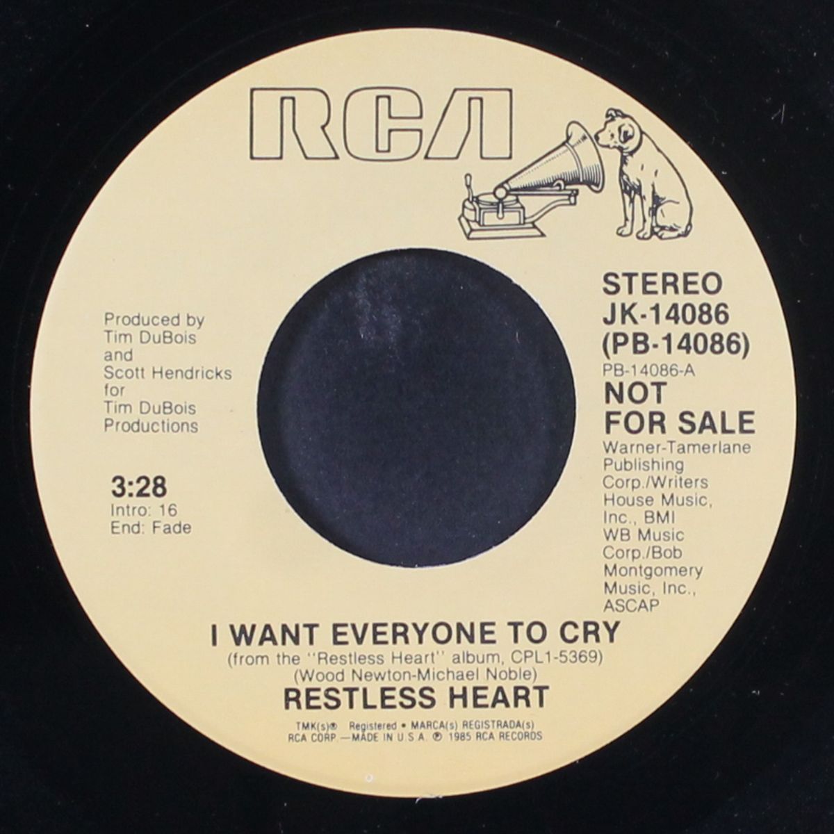 i want everyone to cry / same by RESTLESS HEART