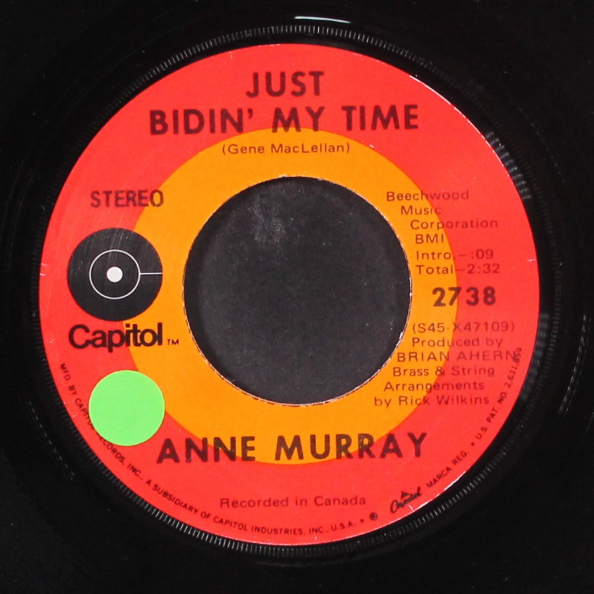 snowbird / just bidin' my time by ANNE MURRAY
