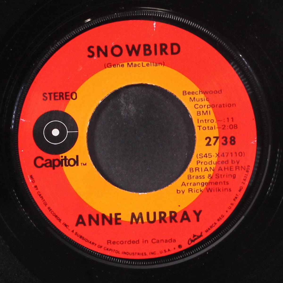 snowbird / just bidin' my time by ANNE MURRAY