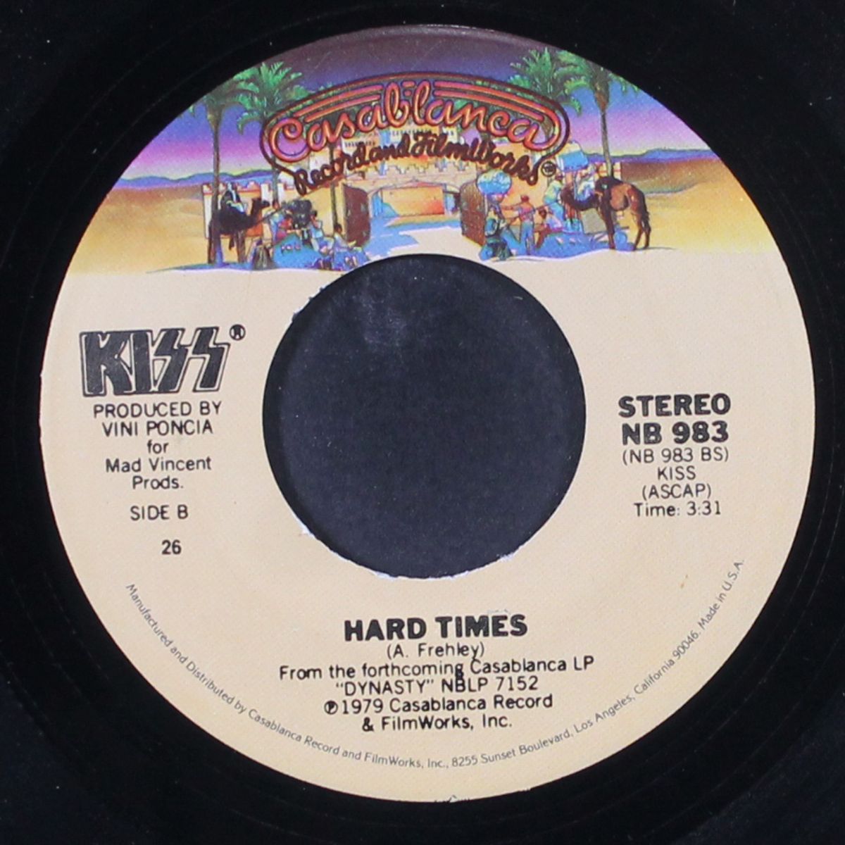 i was made for lovin' you / hard times by KISS