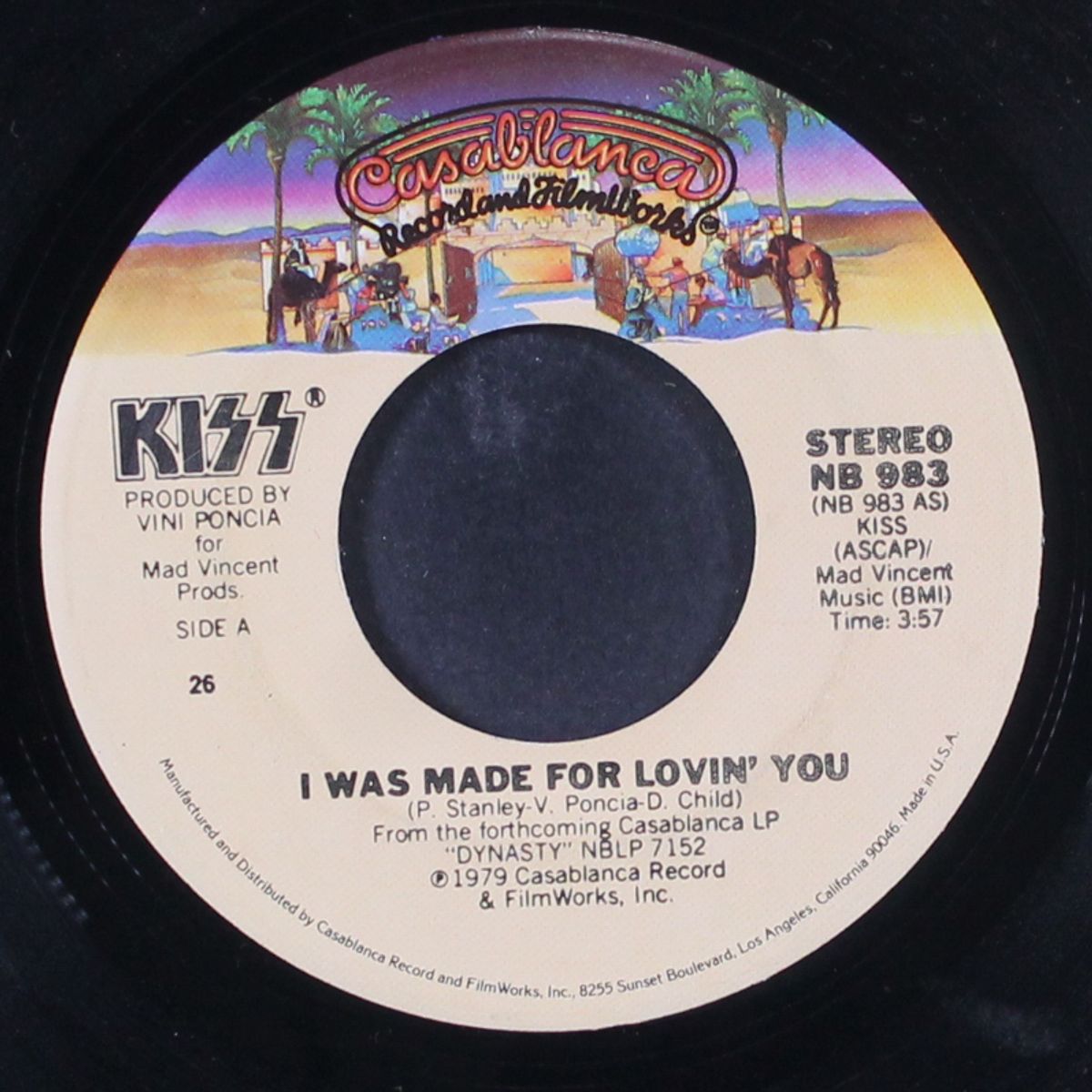 i was made for lovin' you / hard times by KISS