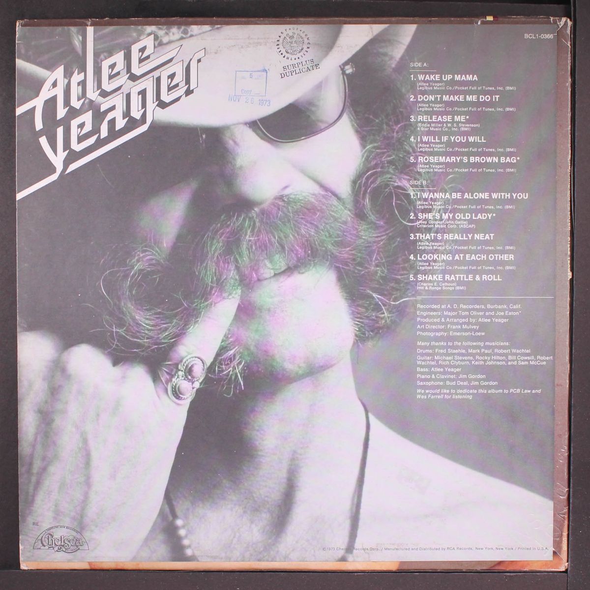 plant me now and dig me later by ATLEE YEAGER