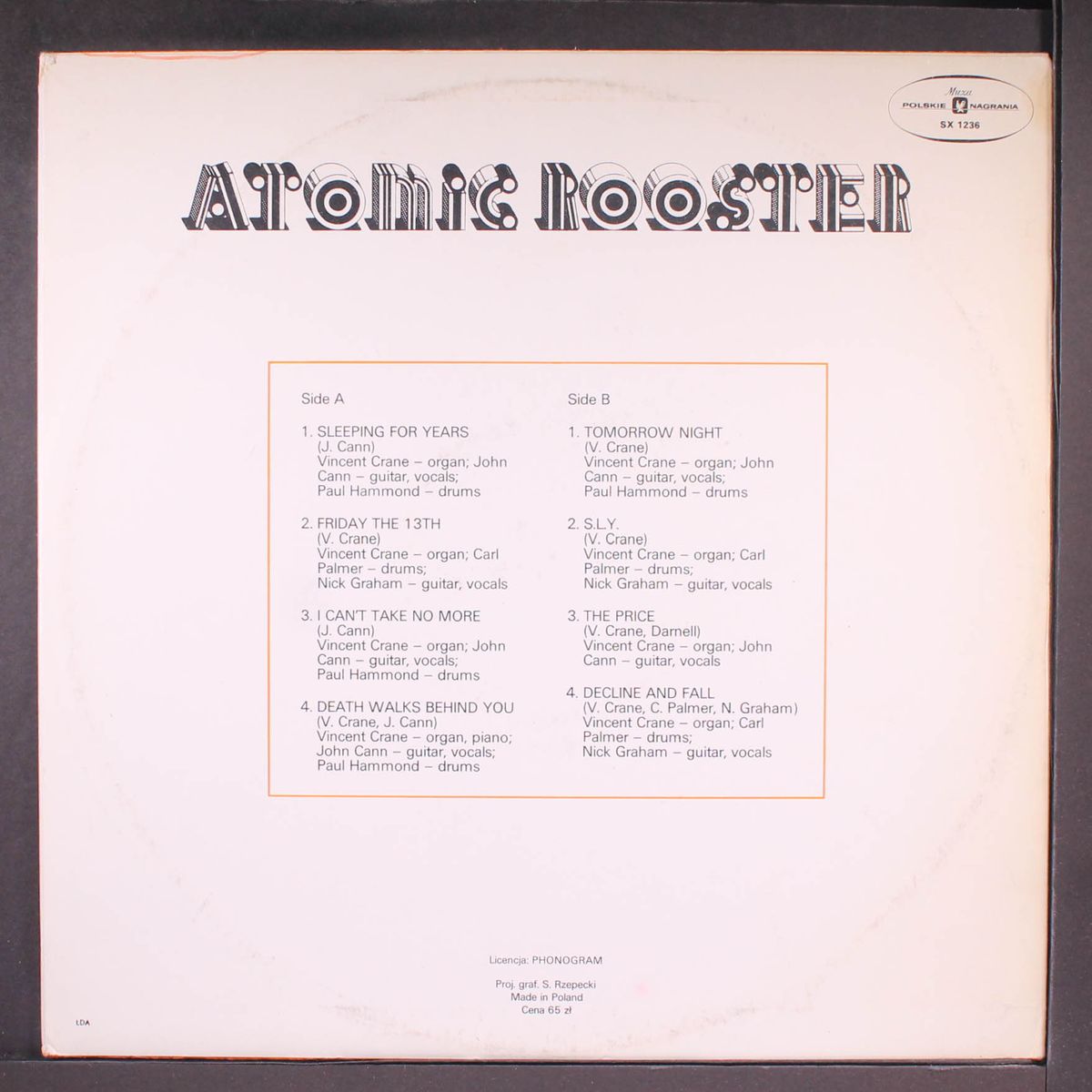 atomic rooster by ATOMIC ROOSTER