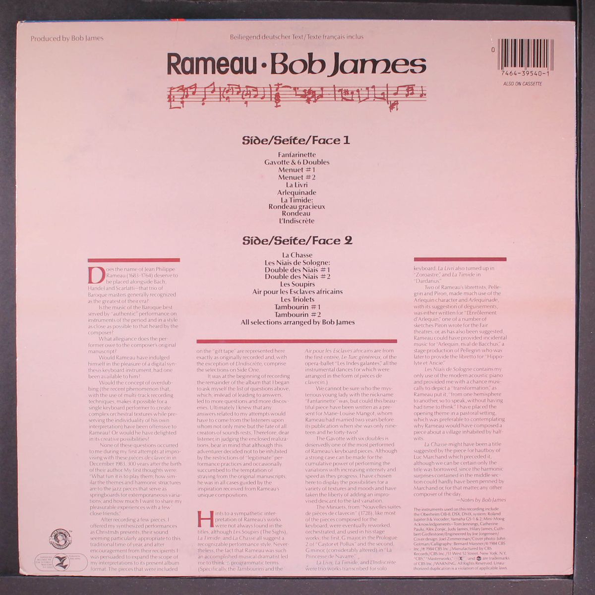 rameau by BOB JAMES