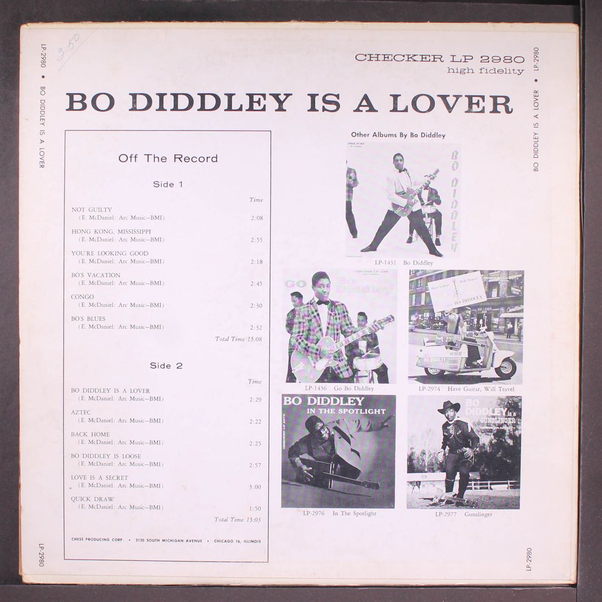 is a lover by BO DIDDLEY